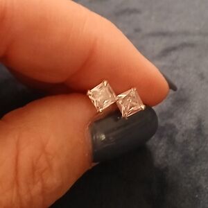 Silver Minimalist Earrings with Modern Design